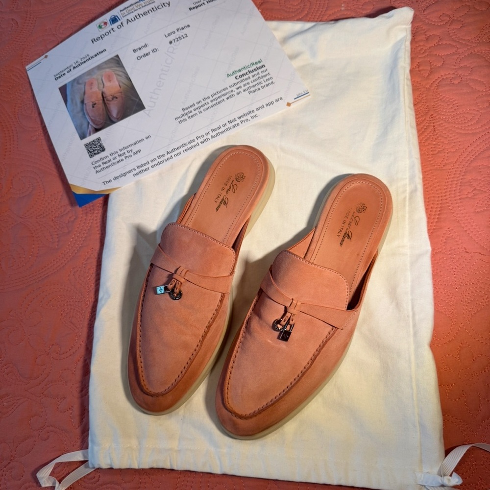 Loro Piana Babouche Charms Walks loafer size 41 US 11